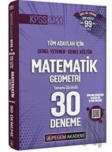 2020 KPSS Genel Yetenek Genel Kültür Matematik - Geometri 30 Deneme