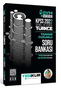 2022 KPSS Genel Yetenek ÖSYM Ne Sorar Türkçe Tamamı Çözümlü Soru Bankası