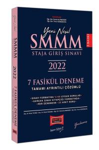 2022 SMMM Staja Giriş Sınavı Tamamı Ayrıntılı Çözümlü 7 Fasikül Deneme