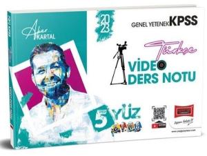 2023 KPSS 5Yüz Türkçe Video Ders Notları