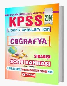 2024 KPSS Lisans Coğrafya Sıradışı Soru Bankası