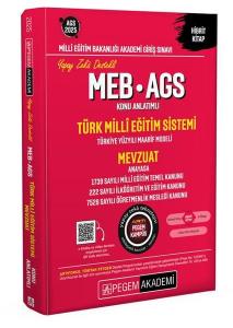 2025 MEB - AGS Konu Anlatımlı Türk Milli Eğitim Sistemi - Mevzuat