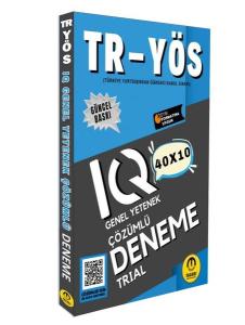 2025 TR YÖS IQ 40x10 Çözümlü Deneme