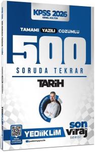 2026 KPSS AGS Son Viraj Serisi Tarih Tamamı Yazılı Çözümlü 500 Soruda Genel Tekrar Kampı