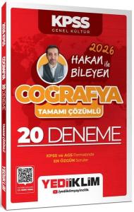 2026 KPSS Coğrafya Tamamı Çözümlü 20 Deneme