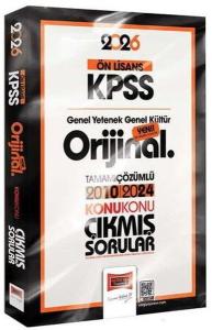 2026 KPSS Ön Lisans GK - GY Orijinal 2010 - 2024 Konu Konu Çıkmış Sorular