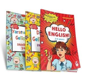 3-4 Yaş Çocuklar için Etkinlik Serisi Seti - 3 Kitap Takım