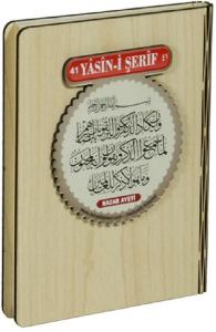 41 Yasin-i Şerif Türkçeli (Nazar Dualı Ahşap Kapak-Çanta Boy) (Ciltli)