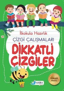 5 - 6 Yaş İlkokula Hazırlık Çizgi Çalışmaları Dikkatli Çizgiler
