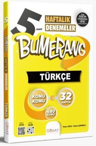 5. Sınıf Bumerang 32 Haftalık Türkçe Denemeleri