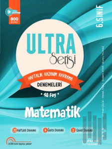 6. Sınıf Ultra Serisi Matematik Haftalık Kazanım Kavrama Denemeleri 40 Föy