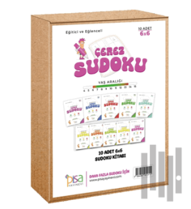6X6 Eğitici ve Eğlenceli 10 Adet Çerez Sudoku Set