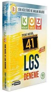 8. Sınıf LGS Din Kültürü ve Ahlak Bilgisi Efsane 41 Deneme