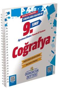 9. Sınıf Coğrafya Öğrencim Defteri