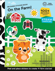Baby Einstein: Sticker Book- On the Farm! (Ciltli)