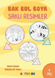 Bak Bul Boya - Saklı Resimler 6 Yaş