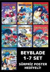 Beyblade 1 - 7 - Poster Hediyeli Set