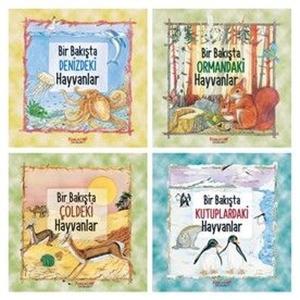 Bir Bakışta Hayvanlar Serisi Seti - 4 Kitap Takım