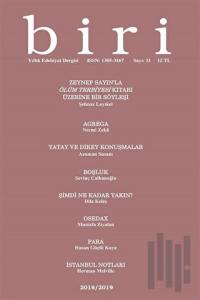 Biri Yıllık Edebiyat Dergisi Sayı: 13