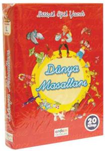 Bitişik Eğik Yazılı Dünya Masalları Dizisi (20 Kitap Takım)