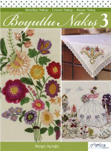 Boyutlu Nakış 3 - Brezilya Nakışı Crewel Nakışı Beyaz Nakış