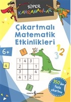 Çıkartmalı Matematik Etkinlikleri Süper Kahramanlar