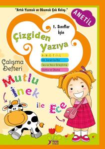 Çizgiden Yazıya Çalışma Defteri-Dik Temel Harflerle