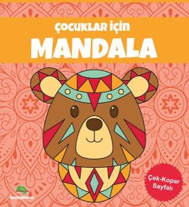 Çocuklar İçin Mandala - Turuncu