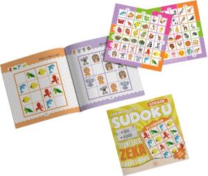 Çocuklar İçin Sudoku - Orta Seviye 2 - Sticker Hediyeli