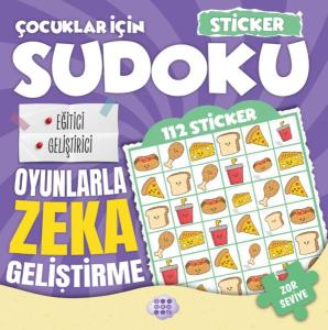 Çocuklar için Sudoku - Sticker Hediyeli Zor Seviye 4
