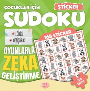 Çocuklar İçin Sudoku - Zor Seviye 2 - Sticker Hediyeli
