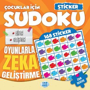 Çocuklar İçin Sudoku - Zor Seviye 3 - Sticker Hediyeli