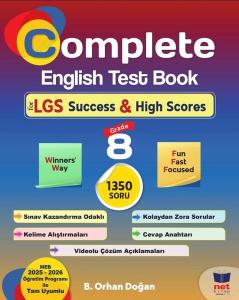 Complete English Test Book for LGS Success & High Scores