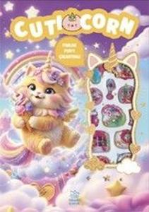 Cuticorn - Puffy Parlak Çıkartmalı Boyama Kitabı