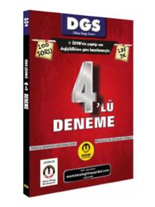 DGS Son Format 4'lü Çözümlü Deneme