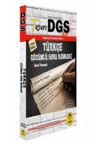 Tasarı DGS Türkçe Çözümlü Soru Bankası