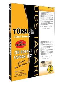 DGS Türkçe Yaprak Test