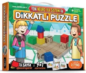 Dikkatli Puzzle 1.Kademe 2 - 7 Yaş - Yeni Neuro Via Sistemi İle