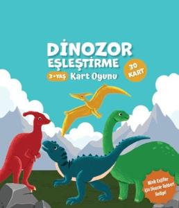 Dinozor Eşleştirme Kart Oyunu - 30 Kart 3+ Yaş