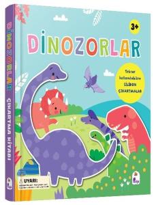 Dinozorlar - Silikon Çıkartmalı (Ciltli)