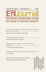 Efil Ekonomi Araştırmaları Dergisi Cilt: 1 Sayı: 4