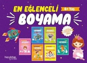 En Eğlenceli Boyama Seti-6 Kitap Takım