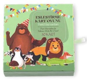 Eşleştirme Kart Oyunu - Parti Hayvanları - 30 Kart