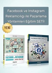 Facebook ve Instagram Reklamcılıgı ile Pazarlama Yontemleri Eğitim Seti - 2 Kitap Takım