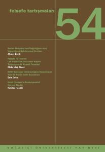 Felsefe Tartışmaları 54