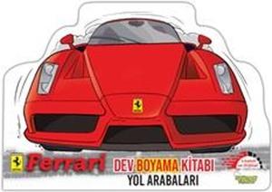 Ferrari Dev Boyama Kitabı Yol Arabaları