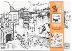 Funny Mat - Çiftlik Ve Derin Deniz 33,5 x 48 cm