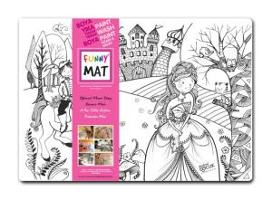 Funny Mat - Prens ile Prenses - 33,5x48cm