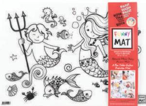 Funny Mat - Unıcorn Ve Deniz Kızı 33,5 x 48 cm