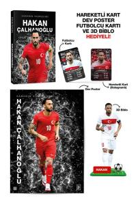 Hakan Çalhanoğlu - Sahanın Yıldızları - Hareketli Kart - Dev Poster - Futbolcu Kartı ve 3D Biblo Hediyeli!